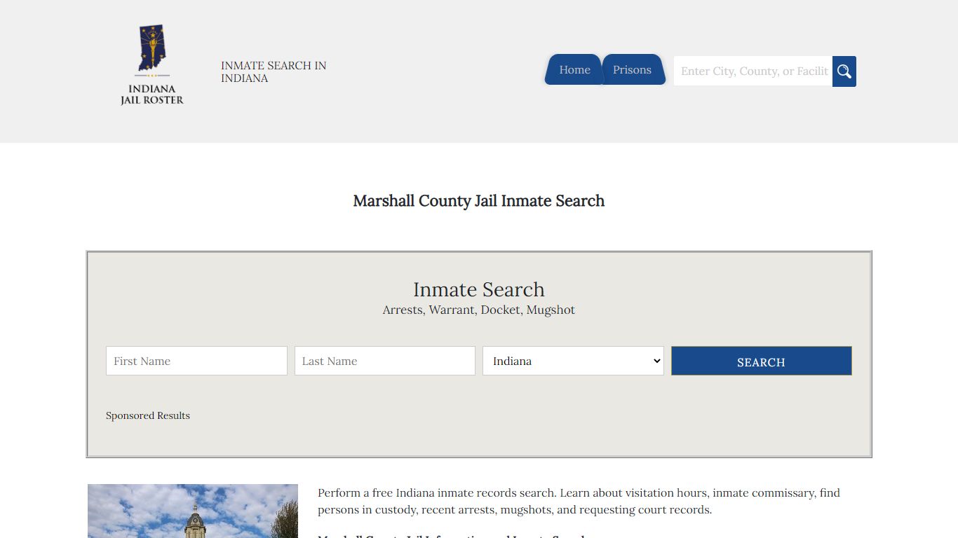 Marshall County Jail Inmate Search - Indiana Jail Roster